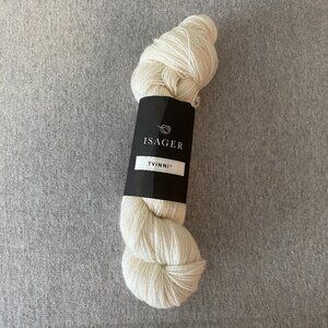 NWT Isager Tvinni Colour 0 Cream Lot of 1